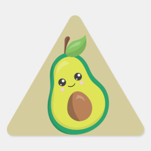 Sticker Triangulaire Triangle Avocado