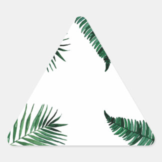 Sticker Triangulaire tropical