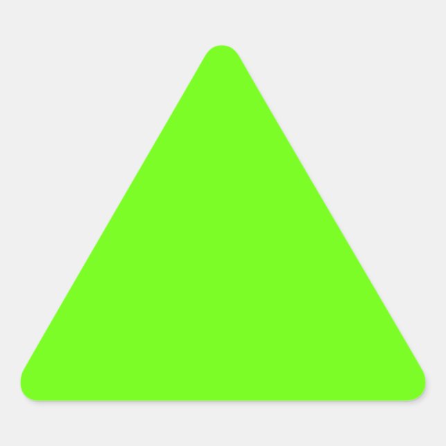 Sticker Triangulaire Vert clair (Devant)