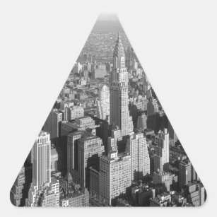 Sticker Triangulaire Vintage New York