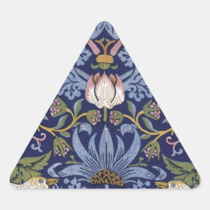 Sticker Triangulaire Voleur de fraise de William Morris