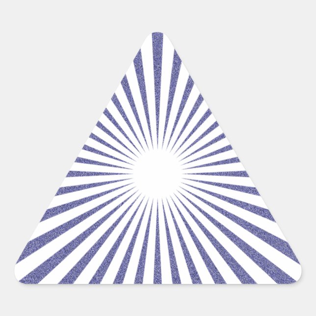 Sticker Triangulaire White Target - (Devant)