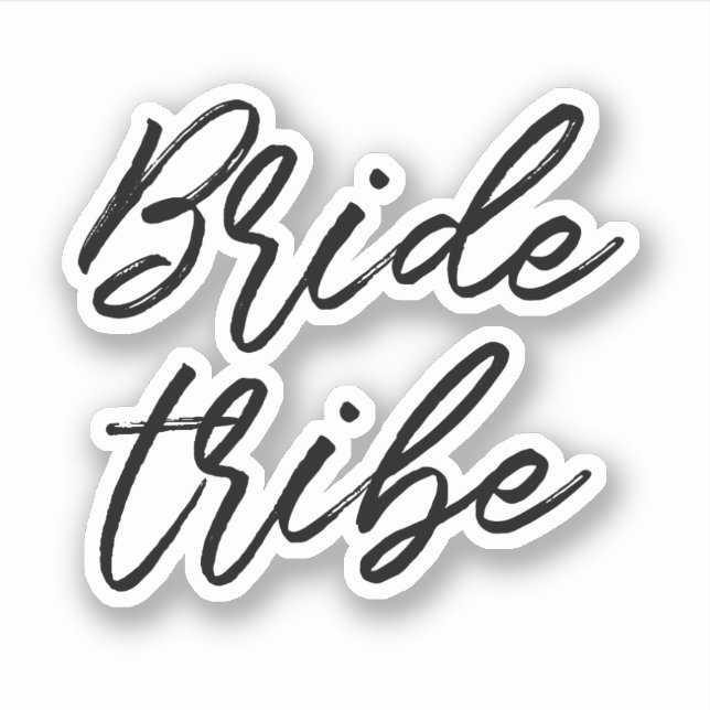 Sticker Tribu de jeunes mariées modernes (Devant)
