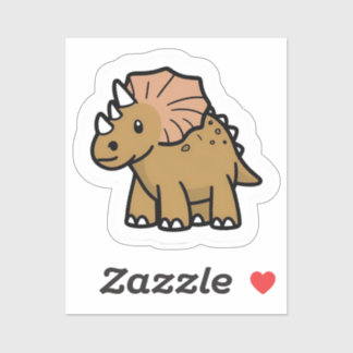 Sticker Triceratops