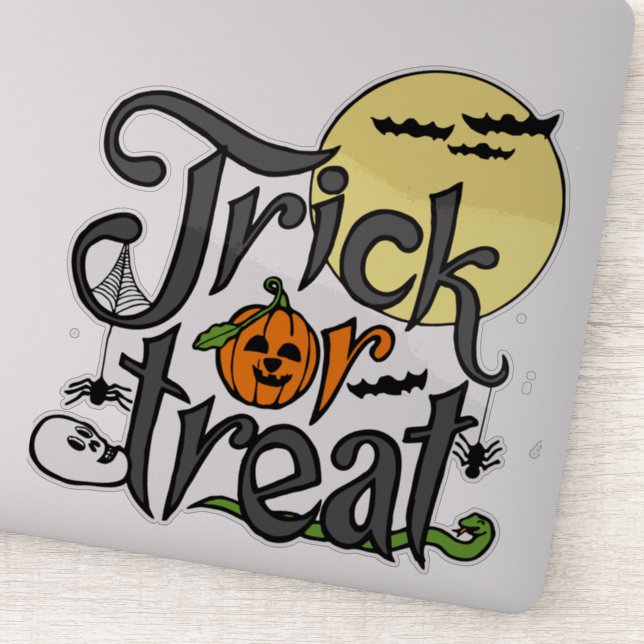 Sticker trick | Halloween design (Détail)
