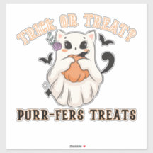 Trick ou Treat ? Purr-fers Traitements ! Drôle fan
