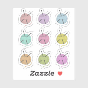 Sticker Tricot Crochet Pelotes Crochets Passe-temps Bujo P