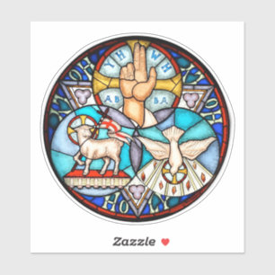 Sticker Trinité Le Père, Le Fils Et Le Symbole Saint-Espri