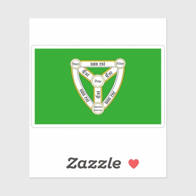 Sticker Trinity flag (Feuille)