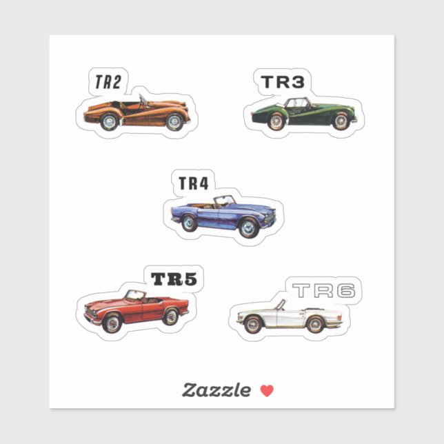 Sticker Triomphe TR2 - TR6 (Feuille)