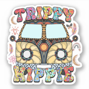 Sticker Trippie Hippie Indie esthétique
