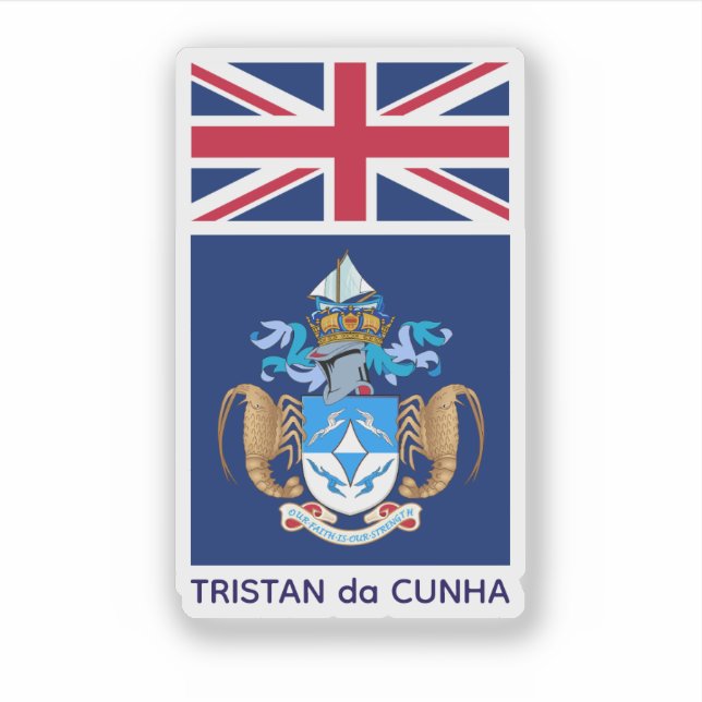 Sticker Tristan da Cunha (Devant)
