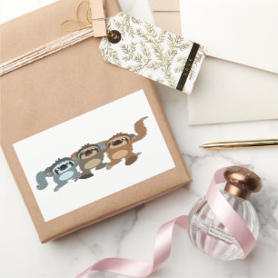 Sticker trois mignons emplacements de dessin