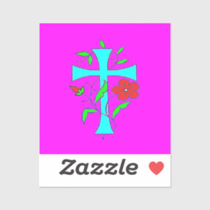 Sticker Trois modèles une carte couleurs vives