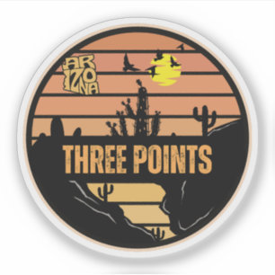 Sticker Trois Points, Arizona