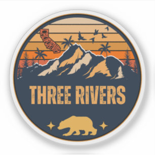 Sticker Trois Rivières, Californie