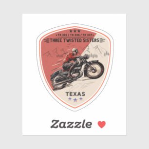 Sticker Trois soeurs tordues, tx 335 tx 336 tx 337 route