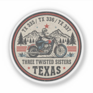 Sticker Trois sœurs tordues, tx 335,tx 336,tx 337 route