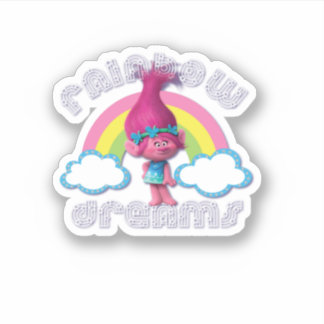 Sticker Trolls Rainbow Dreams Poppy