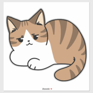 Sticker Trop Cool pour s'occuper, trop paresseux pour boug