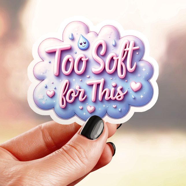Sticker Trop Mignon Trop Doux Pour Ça (Créateur téléchargé)