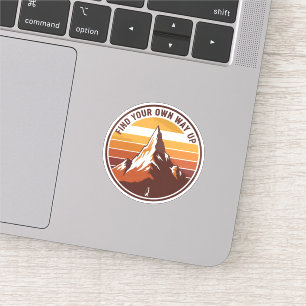 Sticker Trouvez Votre Propre Chemin Vers Le Haut – Concept