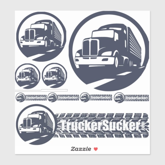 Sticker TruckerSucker - Vous avez coupé la feuille d'autoc (Feuille)