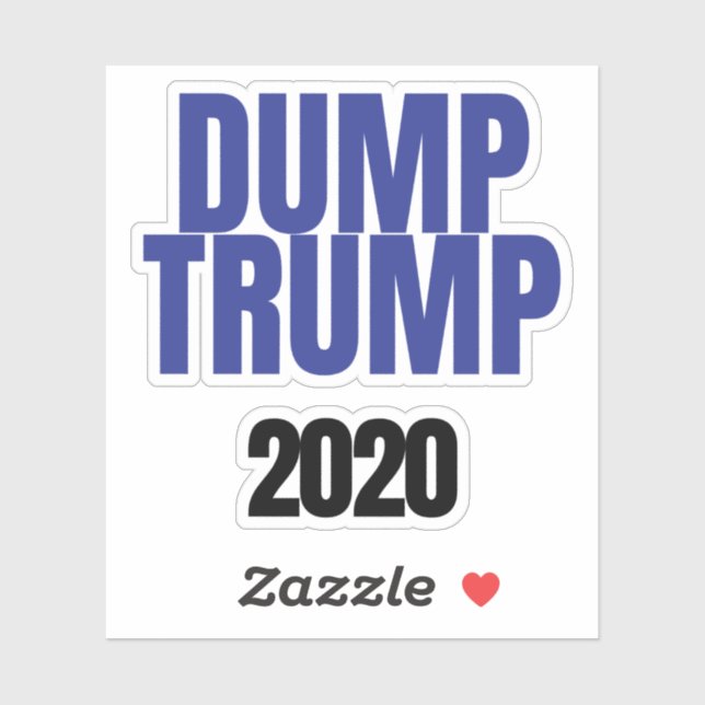 Sticker Trump 2020 7 (Feuille)