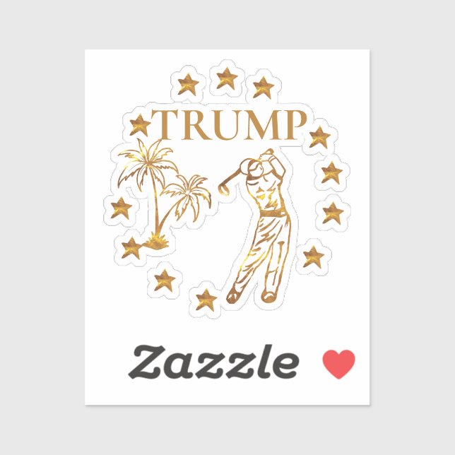 STICKER TRUMP 2024 (Feuille)