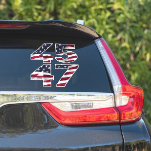 Sticker Trump 2024 45 45 Vintage États-Unis