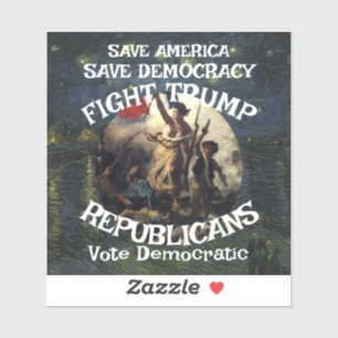 Sticker Trump Crevette Fajita Jésus Parti Républicain Pipi