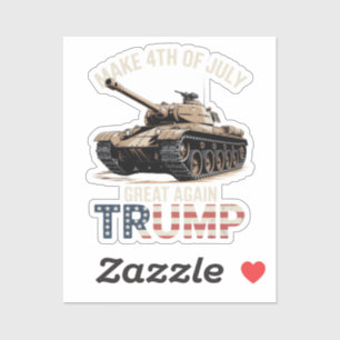 Sticker Trump rend le 4 juillet à nouveau génial avec l'ar