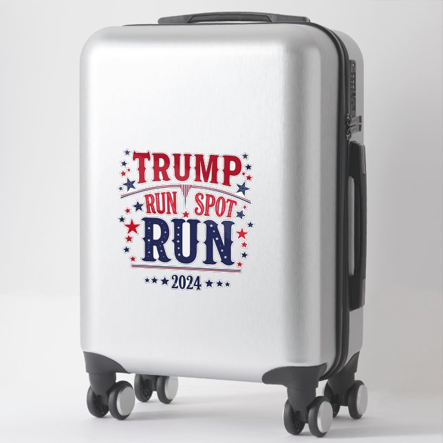 Sticker Trump Run Spot Run Funny Election Debate (Sur valise)