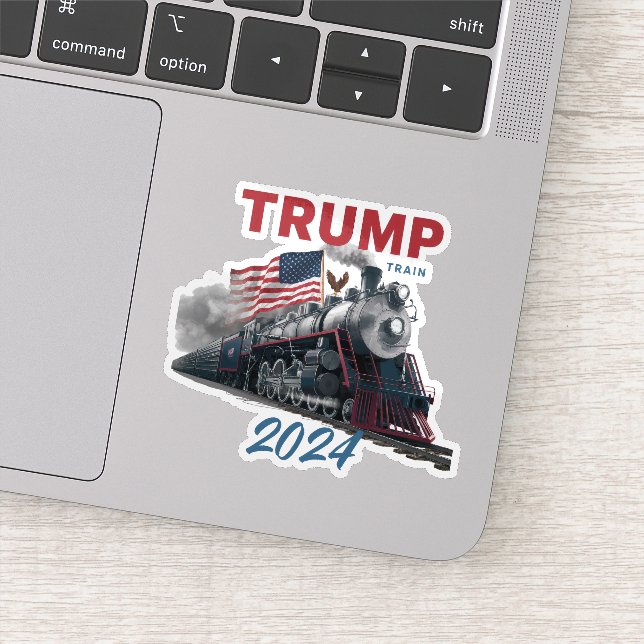 Sticker Trump Train 2024 (Détail)