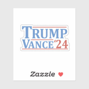 Sticker Trump Vance Vice-Président American Election USA