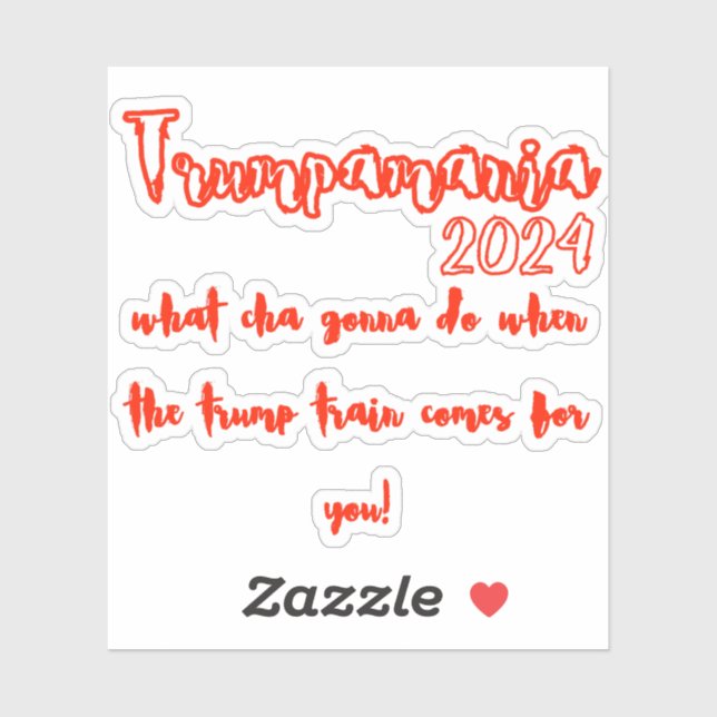 Sticker Trumpamania (Feuille)