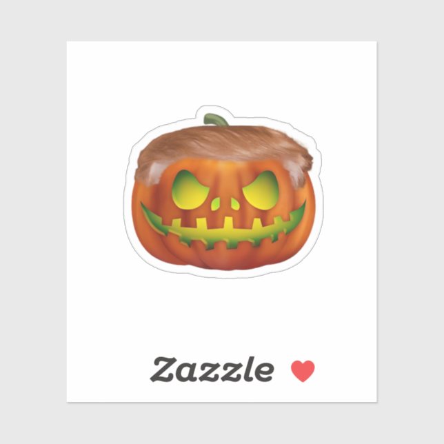 Sticker Trumpkin - Rendre Halloween plus grand (Feuille)