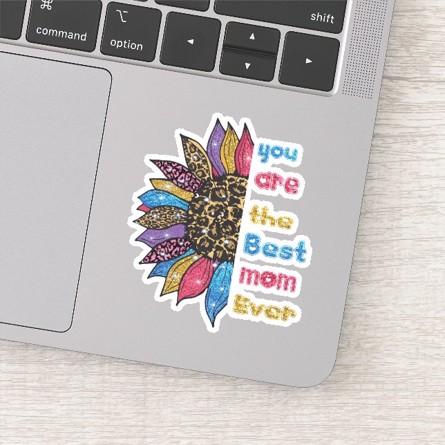 Sticker Tu es la meilleure maman jamais (Détail)