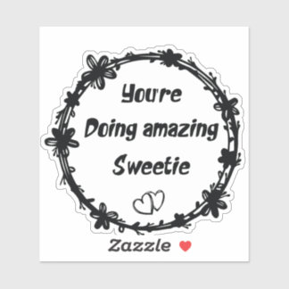 Sticker Tu fais Extraordinaire, Sweetie Retro