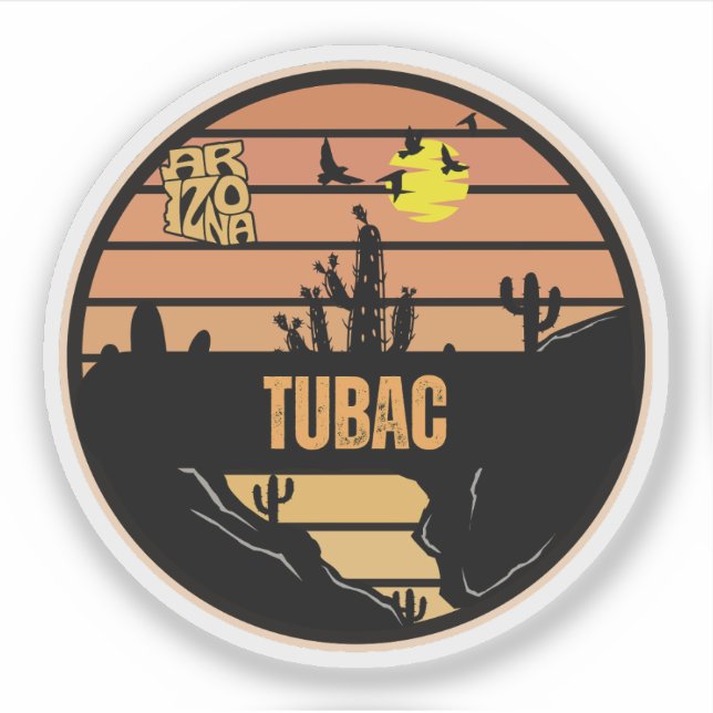 Sticker Tubac, Arizona (Devant)