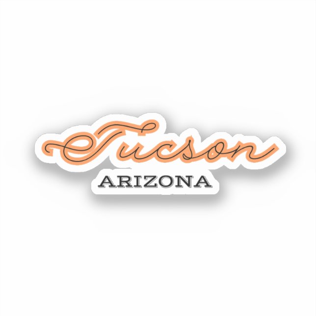 Sticker Tucson Arizona (Recto)