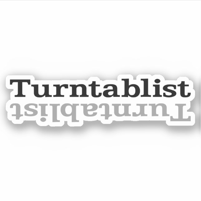 Sticker Turntablist (Devant)