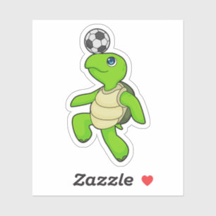 Sticker Turtle Soccer joueur
