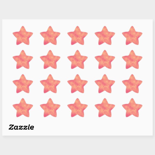 Sticker Tutti Fruity Star (Feuille)