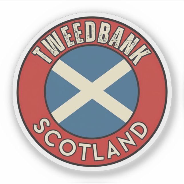 Sticker Tweedbank, Écosse (Devant)