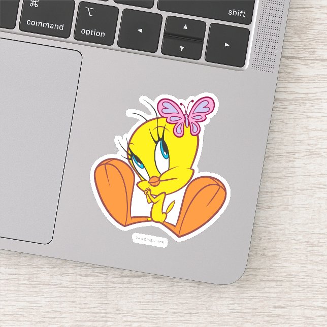 Sticker TWEETY™ et Papillon (Détail)