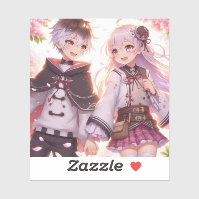 Sticker Twin Bonds : L'amour du frère (Feuille)