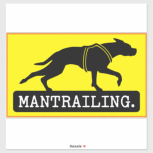 Sticker Typewriter de Mantrailing