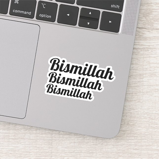 Sticker Typographie de Triple Bismillah (Détail)