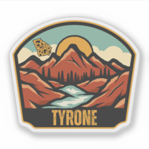 Sticker Tyrone, Géorgie